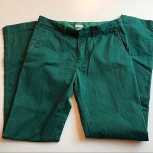 green CREWCUTS chinos, size 16